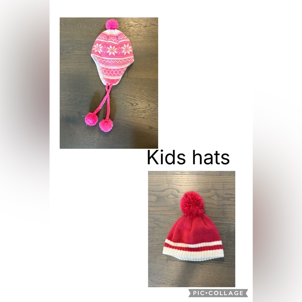 Girls warm hats both brand new